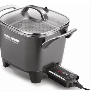 George Foreman RC0995P 30-Cup Smart Kitchen Multicooker with Digit control.